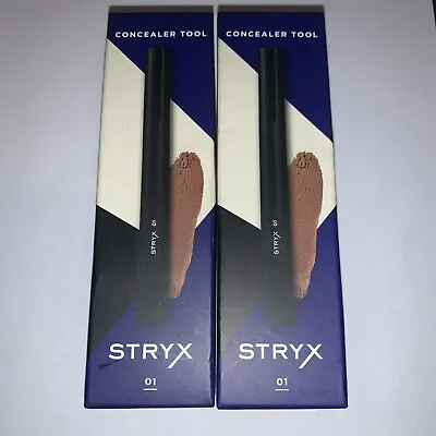 Stryx 01 Concealer In MEDIUM MAHOGANY Tool For Men Covers Acne Pack Of 2 NEW • $29.99