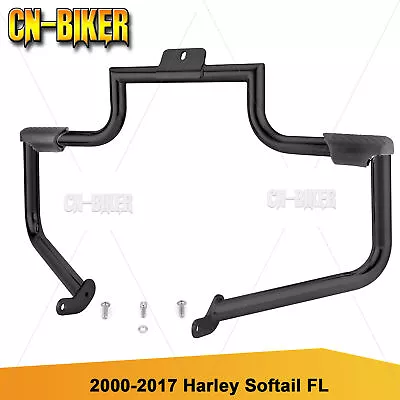 Mustache Engine Guard Highway Crash Bar For Harley Softail Slim Deluxe Fat Boy • $119.99