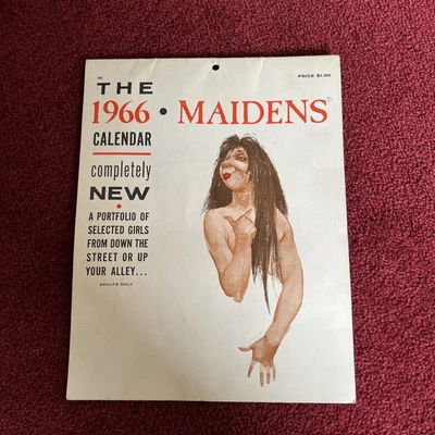 £30 • Buy Vintage Glamour 1966 The Maidens Calender. Adults Only