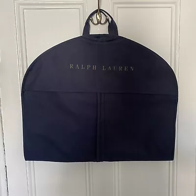 Polo Ralph Lauren Navy Blue Gold Garment / Suit Bag Dress Luggage 100cm X 60cm • £25