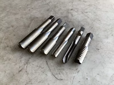 Hand Tap Hss Straight 3 Flute 1/4-18npt 3/8-24nf 9/16-27ns 333 - Qty 6 • $16