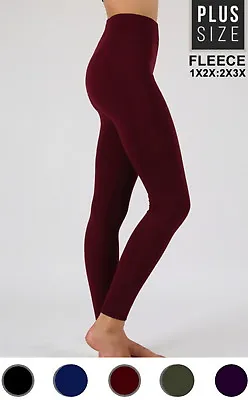 NEW Plus Size Winter Warm Fleece Lined Stretch Leggings- 1X/2X-2X/3X • $6.99