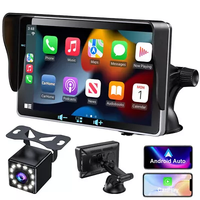 7  Car Wireless Apple Carplay Radio Android Auto Touch Screen Stereo Bluetooth • $93.99