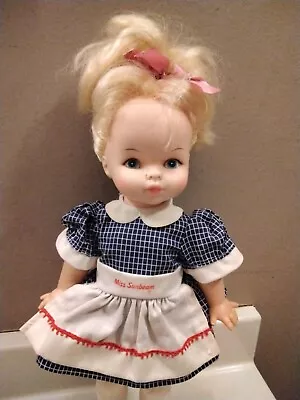 Vintage 1970 Horsman Doll Inc. Miss Sunbeam Vinyl Doll 14  GC • $22.99