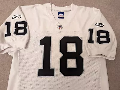 Randy Moss Oakland / Las Vegas Raiders Reebok Authentic Stitched NFL Jersey 48 • £125