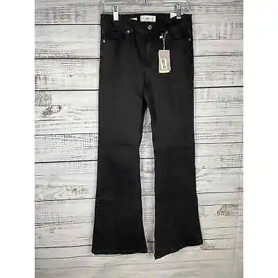 MNG Mango Flare Jeans Black New Size 6 Or EU 38  • $19.96