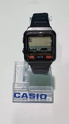 Vintage Casio Game Watch Gh 16 Heli Fighter Red Ultra Rare Collectible Japan • $140