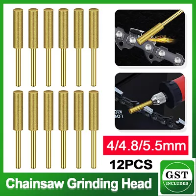 24X Diamond Chainsaw Sharpener Burr Grinder Chain Saw Drill Bits For Dremel AU • $12.03