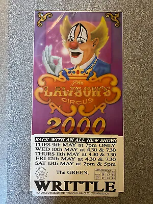 John Lawson's Circus Poster - Writtle Chelmsford Essex • £5