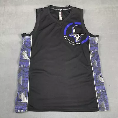 Metal Mulisha Jersey Tank Top Shirt Adult Large Black Purple Y2K Mens • $32