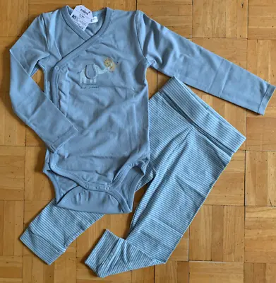 £11 • Buy BNWT Baby Boys Blue Elephant Bodysuit/Legging Matching Outfit/Set 18-24 Months