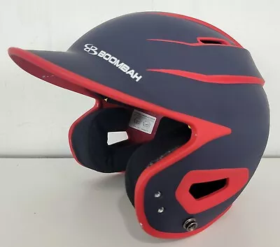 Boombah Baseball Softball Batting Helmet Navy Red Sleek Sr Senior Adult Size • $36.99