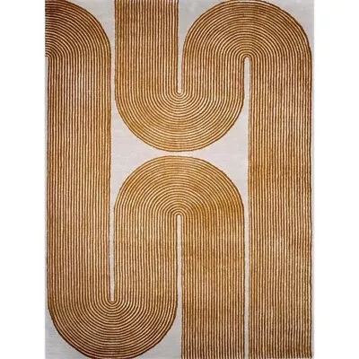 Abstract Hand Tufted Designer Rug Wool Tuft Area Rug • $1525.14