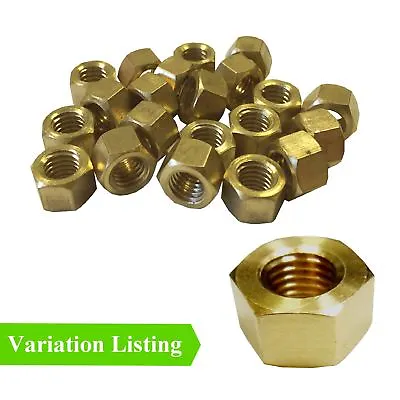 £5.99 • Buy Brass UNF / UNC Imperial Inlet Exhaust Manifold Nuts 1/4  5/16  3/8  & 7/16 