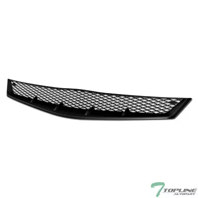 Topline For 2006-2008 Honda Civic 2 Door Mesh Front Bumper Grille - Matte Black • $37