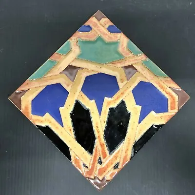 American Encaustic Vintage California Tile Moorish Star • $150