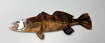 Speckled Trout - Metal Wall Art - Copper 11 1/2  X 5  • $24.98