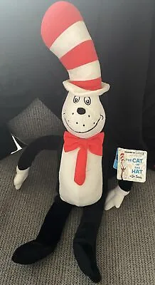 $7.99 • Buy Dr Seuss Cat In The Hat Plush Kohls Cares Plush Stuffed Animal MWT