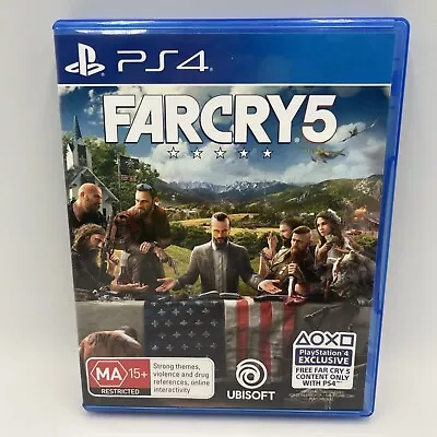 PS4 - Far Cry 5 By Ubisoft Video Game For Sony PlayStation 4 *FREE POSTAGE* • $11.89