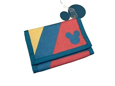 New With Tags Disney X Junk Food Target Mickey Mouse Tri-fold Wallet Men's Kids • $9.60