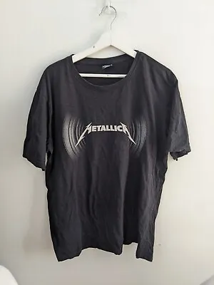 £12.72 • Buy Metallica Shirt Mens 2XL XXL Black Band Tee Adults Short Sleeve Cotton Graphic