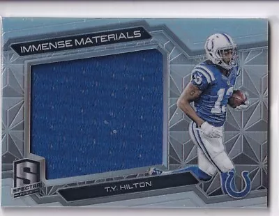 2016 Panini Spectra T.y. Hilton Immense Materials Game Jersey /99 #24 • $0.72
