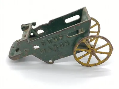 Antique Cast Iron Horse Drawn Cart Part Piece Replacement Repair Dump Wagon • $24.99