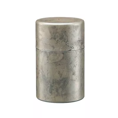 Japanese Stainless Steel Tea Caddy Silver 270ml/9oz Handmade By Artisans • £193.96