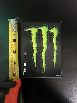 5X Monster Energy Drink Taurine Caffeine Green Promo STICKER Not For Sale 0916 • $3.99