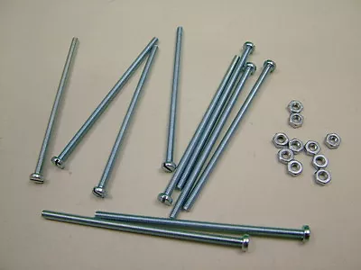 £2.70 • Buy  Machine Screws With Nuts M3 X 70, Pack Of 10, Cheese Head Slot Bolt Bolts Screw