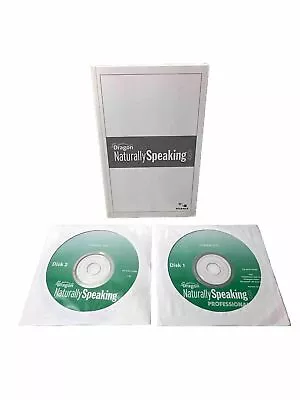 Dragon Naturally Speaking 9 Professional Speech Recognition Software W/ Manual • $24.99