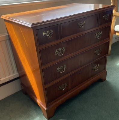 £40 • Buy Antique Vintage Bedroom Furniture Chest Of Drawers Bedside Table Georgian