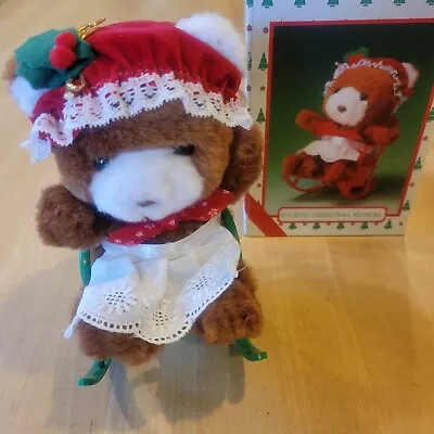 VTG Christmas Rocking Chair Teddy Bear Musical Target WORKS • $19.99