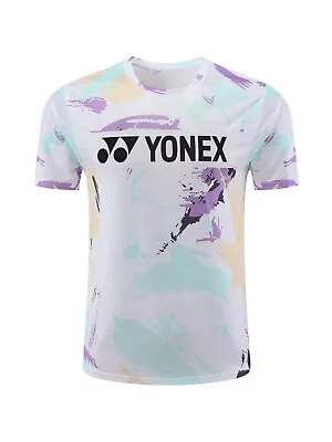 2023 New Adult Kid Sports Tops Tennis Clothes Badminton T-Shirts Men's • $19.99