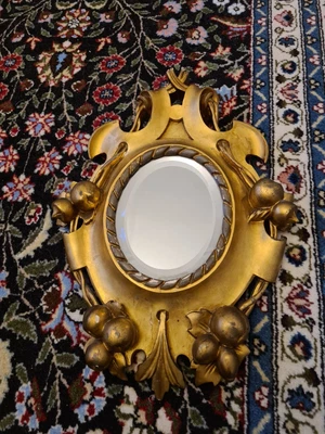 £25 • Buy Small Florentine Gilt Mirror, Baroque Style
