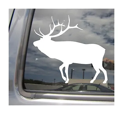 Deer Silhouette - Deer Elk Wapiti Hunting Hunter Car Vinyl Decal Sticker 04242 • $4.99