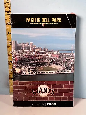 2000 San Francisco Giants Pac Bell Park Baseball Media Guide • $14