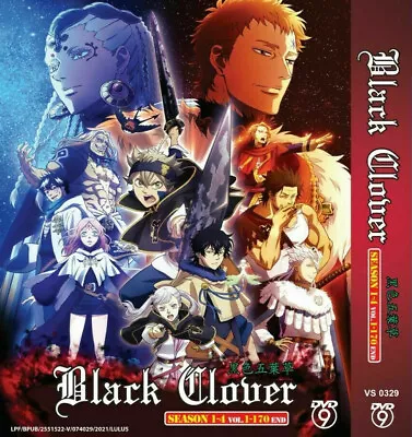 Black Clover  Season 1-4 (Vol. 1-170 End)  Anime DVD With English Dubbed • $46.50