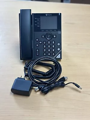 Polycom VVX 350 Business VIP Phone With Pwr Supply Fully Reset • $44