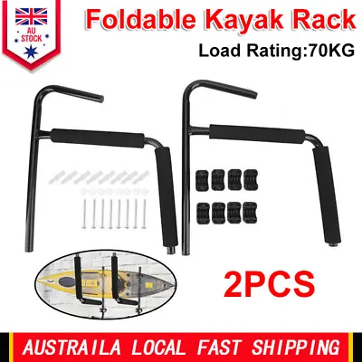 2PCS Kayak Storage Rack Surfboard Wall Bracket Hanger Carrier Holder Paddle AU • $34.10