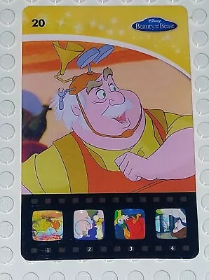 Woolworths Disney Movie Stars Trading Projector Card #20 Beauty And The Beast • $1.95