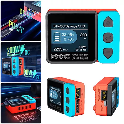 B6neo Smart Balance Charger DC 200W PD 80W LiPo Battery Discharger Brand New • $70.99