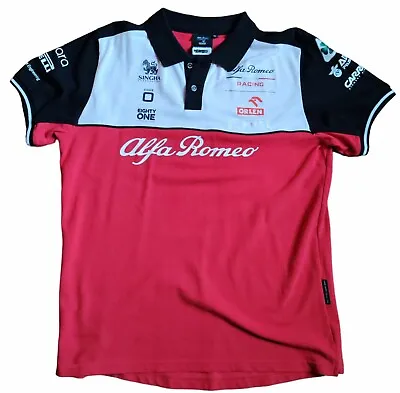 F1 Alfa Romeo/Sauber Issue Pit Crew Shirt (XL) L RAIKKONEN GIOVINAZZIKUBICA • $299