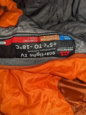 Mountain Equipment Starlight IV Sleeping Bag • £95