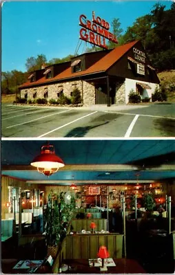 Meriden CT Lord Cromwell Grill Map Interior Booths Dual View Postcard IQ5 • $7.99