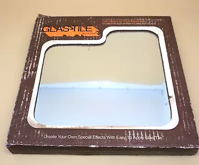 Vintage NEW 1970s Mirrored Hoyne Glas-Tile 12x12 Clear Mirror *SEALED BOX OF 12* • $29.99