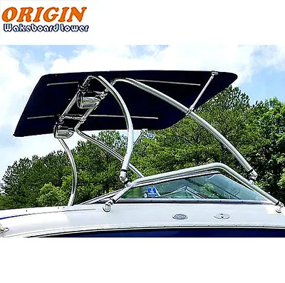 Origin Catapult Boat Wakeboard Tower Plus Pro2 XL 1970V Boat Tower Bimini Top • $1499