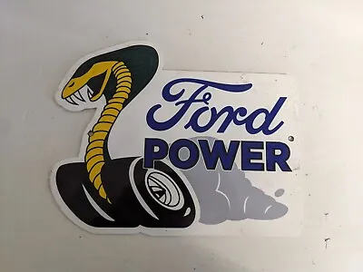 Vintage Old Ford Power Motor Company Shelby Dealership Porcelain Sign • $128.99