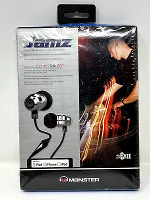 Monster Jamz High Performance In-Ear Headphone With Control Talk NEW SEALED • $29.97