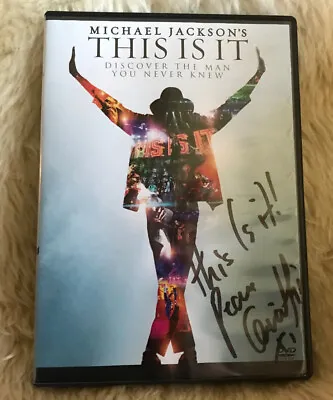 £296.66 • Buy Michael Jackson THIS IS IT DVD Signed By Orianthi, Wristband Included